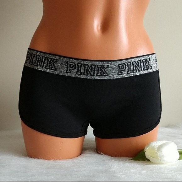 PINK Victoria's Secret Other - Size M🌺PINK VICTORIA'S SECRET LOGO BOYSHORT.nwt